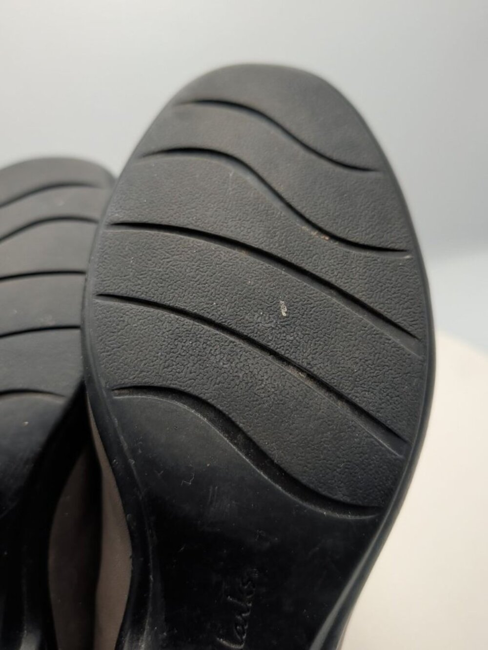 Clarks Ingalls Siene Mary Jane Leather Shoes Womens us 7.5M Grey Boho Croquette - Picture 9 of 10